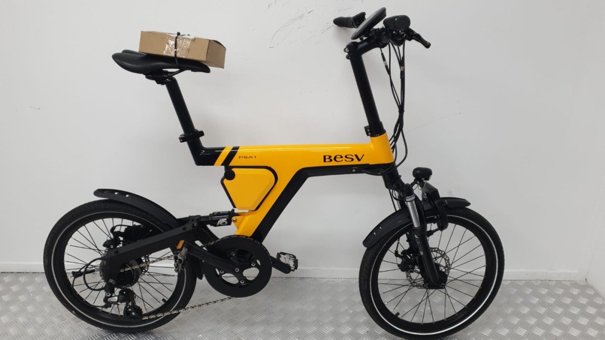 Foto van BESV PSA1 e-compactfiets 54cm tweedehands Bafang 380Wh via Budget Bike